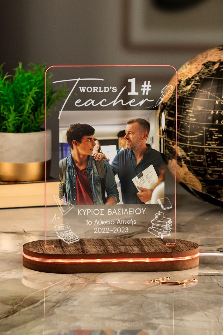 teacher-lamps-frame-red-number-one-teacher