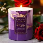 Αρωματικό Κερί, Χειροποίητο με Άρωμα Vanilla Cream, Flora