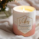Αρωματικό Κερί, Χειροποίητο με Άρωμα Vanilla Cream