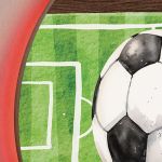 Φωτιστικό Τοίχου με Premium Λαμπάδα και Σχέδιο Μπάλα Ποδοσφαίρου