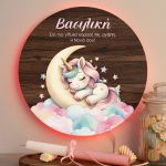 Φωτιστικό Τοίχου με Premium Λαμπάδα και Σχέδιο Μονόκερος