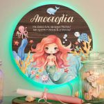 Φωτιστικό Τοίχου με Premium Λαμπάδα και Σχέδιο Γοργόνα