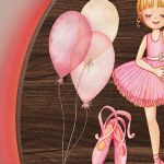 Φωτιστικό Τοίχου με Premium Λαμπάδα και Σχέδιο Μπαλαρίνα