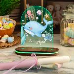 Φωτιστικό Led με Premium Λαμπάδα και Σχέδιο Μικρή Φαλαινίτσα