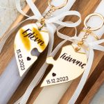 2 Λαμπάδες με Μπρελοκ Κλειδιών, Heart Puzzle