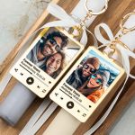 2 Λαμπάδες με Μπρελοκ Κλειδιών, Square Double Easter