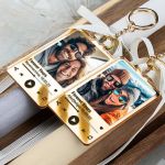 2 Λαμπάδες με Μπρελοκ Κλειδιών, Square Double Easter