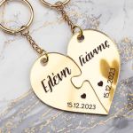 2 Λαμπάδες με Μπρελοκ Κλειδιών, Heart Puzzle