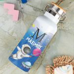 Παγούρι Θερμός με Premium Λαμπάδα και Σχέδιο Αστροναύτης