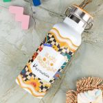 Παγούρι Θερμός με Premium Λαμπάδα και Σχέδιο Happy Colors