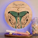 Φωτιστικό Τοίχου με Premium Λαμπάδα και Σχέδιο Boho Πεταλούδα