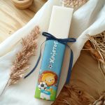 Λαμπάδα Πλακέ Προσωποποιημένη με Σχέδιο Λιοντάρι Αθλητής