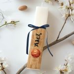 Λαμπάδα Πλακέ Προσωποποιημένη με Σχέδιο Μπάλα Μπάσκετ