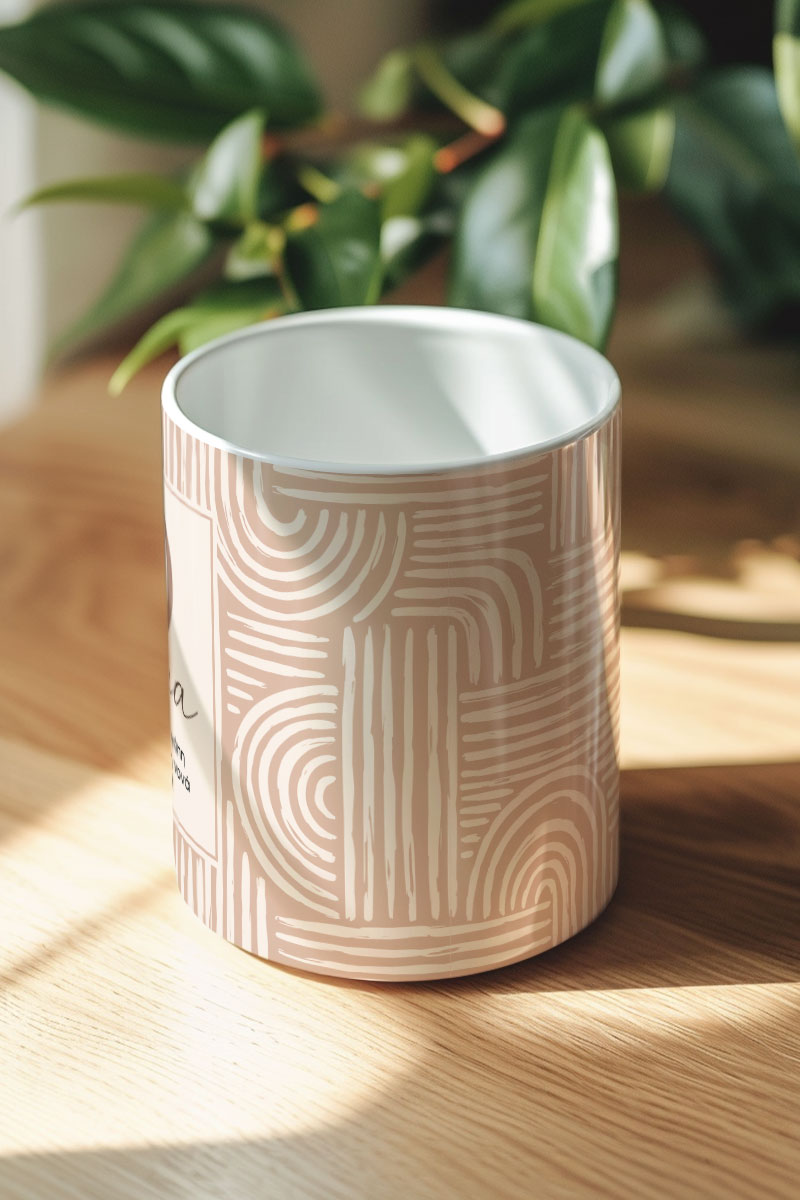 Σετ 2 Κασπώ Προσωποποιημένα με Σχέδιο Fine Lines