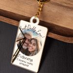 Μπρελόκ Κλειδιών Golden Mirror με Φωτογραφία Best Daddy