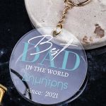 Μπρελόκ Κλειδιών με Φωτογραφία για Πατέρα, Cute Dad