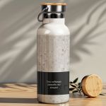 Μπουκάλι Θερμός Ανοξείδωτo με Σχέδιο Marble Teacher