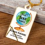 Μπρελόκ Κλειδιών με Όνομα Golden Mirror, Δώρο για Δάσκαλο