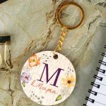 Ξύλινο Μπρελόκ Κλειδιών Προσωποποιημένο, Δώρο για Δασκάλα