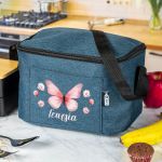 Ισοθερμικό Τσαντάκι Φαγητού Παιδικό με Όνομα, Butterfly Wings