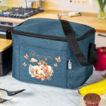 Ισοθερμικό Τσαντάκι Φαγητού Παιδικό με Όνομα, Unicorn In Roses