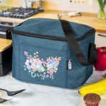 Ισοθερμικό Τσαντάκι Φαγητού Παιδικό με Όνομα, Flower Fusion