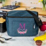 Ισοθερμικό Τσαντάκι Φαγητού Παιδικό με Όνομα, Monogram Roses