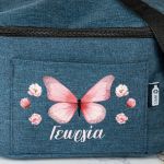 Ισοθερμικό Τσαντάκι Φαγητού Παιδικό με Όνομα, Butterfly Wings