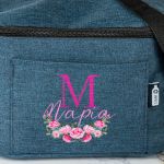 Ισοθερμικό Τσαντάκι Φαγητού Παιδικό με Όνομα, Monogram Roses