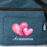 Ισοθερμικό Τσαντάκι Φαγητού Παιδικό με Όνομα, Loving Hearts