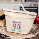 Ισοθερμικό Τσαντάκι Φαγητού Παιδικό με Όνομα, Twin Mermaids