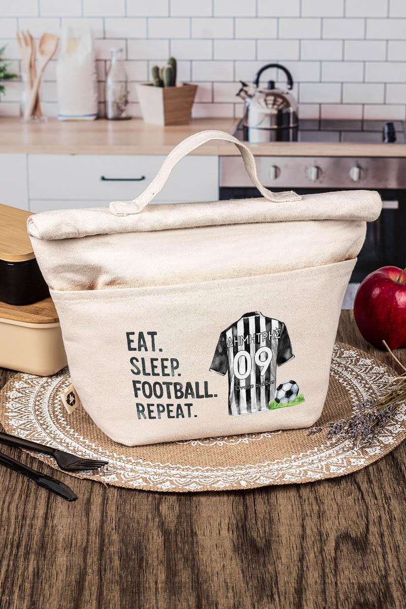 Ισοθερμικό Τσαντάκι Φαγητού Παιδικό με Όνομα, Black Player