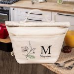 Ισοθερμικό Τσαντάκι Φαγητού Παιδικό με Όνομα, Abstract Flower