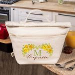 Ισοθερμικό Τσαντάκι Φαγητού Παιδικό με Όνομα, Wild Roses