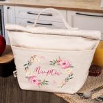 Ισοθερμικό Τσαντάκι Φαγητού Παιδικό με Όνομα, Flower Branches