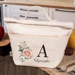 Ισοθερμικό Τσαντάκι Φαγητού Παιδικό με Όνομα, Rose Bucket