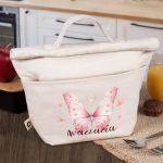 Ισοθερμικό Τσαντάκι Φαγητού Παιδικό με Όνομα, Blossom Butterfly