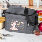 Ισοθερμικό Τσαντάκι Φαγητού Παιδικό, με Όνομα, Cloud Unicorn