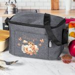 Ισοθερμικό Τσαντάκι Φαγητού Παιδικό με Όνομα, Unicorn In Roses