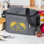 Ισοθερμικό Τσαντάκι Φαγητού Παιδικό με Όνομα, Golden Roses