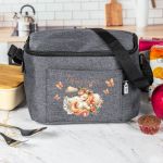 Ισοθερμικό Τσαντάκι Φαγητού Παιδικό με Όνομα, Unicorn In Roses