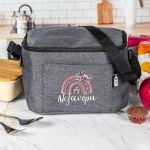 Ισοθερμικό Τσαντάκι Φαγητού Παιδικό με Όνομα, Floral Rainbow