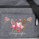 Ισοθερμικό Τσαντάκι Φαγητού Παιδικό με Όνομα, Blossom Hearts