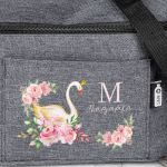 Ισοθερμικό Τσαντάκι Φαγητού Παιδικό με Όνομα, Blossom Swan