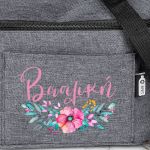 Ισοθερμικό Τσαντάκι Φαγητού Παιδικό με Όνομα, Poppy Bouquet