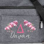 Ισοθερμικό Τσαντάκι Φαγητού Παιδικό με Όνομα, Cherry Blossom