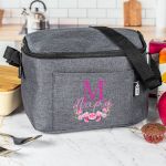 Ισοθερμικό Τσαντάκι Φαγητού Παιδικό με Όνομα, Monogram Roses