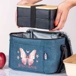 Ισοθερμικό Τσαντάκι Φαγητού Παιδικό, με Όνομα, Super Butterfly