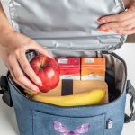 Ισοθερμικό Τσαντάκι Φαγητού Παιδικό με Όνομα, Purple Butterfly