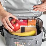 Ισοθερμικό Τσαντάκι Φαγητού Παιδικό με Όνομα, Blossom Swan